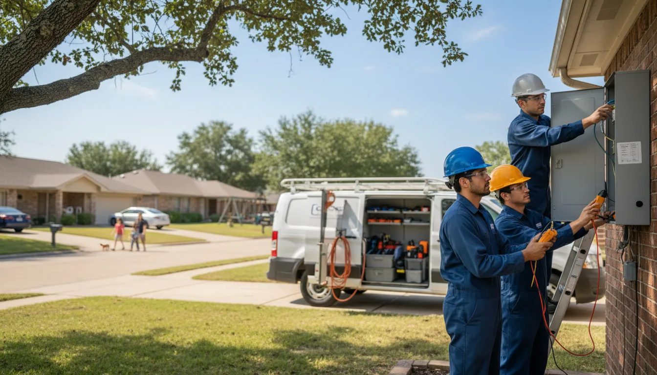 Certified electrician providing emergency electrical services in Bell City, LA